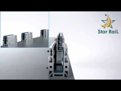Stairs rail fasteners