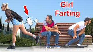 Girl Farting in Public PRANK 💃💨 - Best of Ju