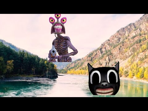 CANAVAR KEDİ CARTOON CAT GELİYOR | GERÇEK HAYATTA SIREN KAFA | SelenaSun Show