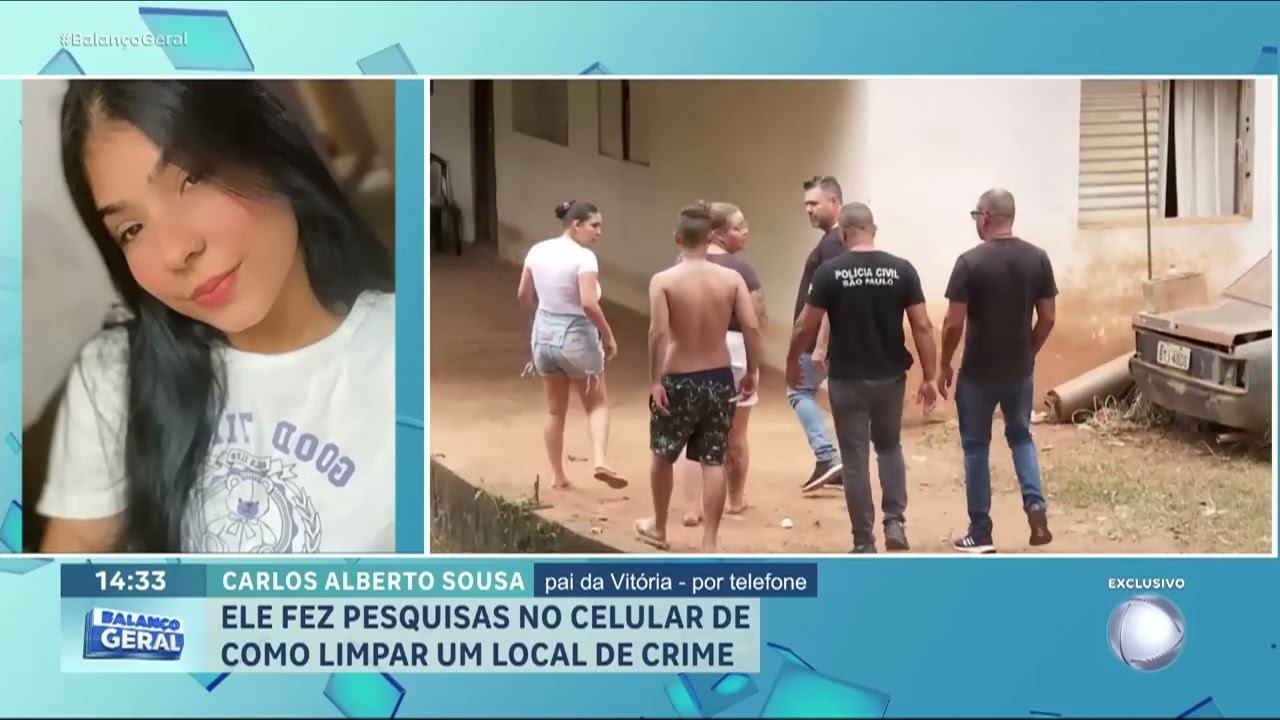 Investigação procura possível sabotagem no carro do pai de Vitória no dia do crime | BALANÇO GERAL
