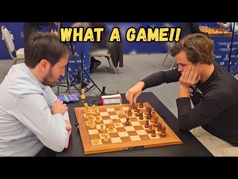 WHAT A GAME!! Teimour Radjabov vs Magnus Carlsen
