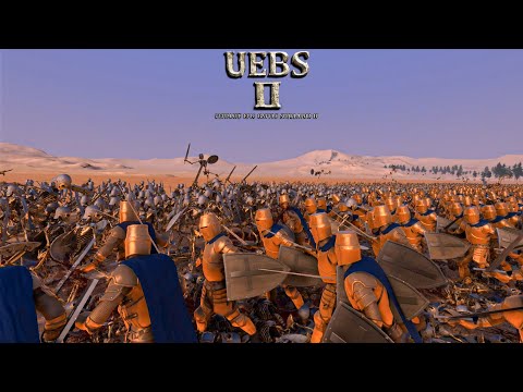 21000 Golden Knights VS 22000 Skeleton Warriors. Ultimate Epic Battle Simulator 2. UEBS