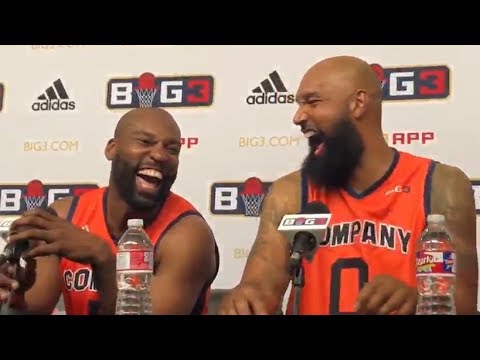 Baron Davis says no lead is safe in the Big 3, going up against bonafide pros