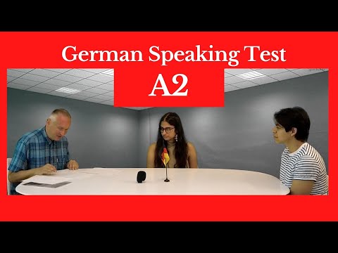 German Speaking Test A2, Mündliche Prüfung A2, 2024