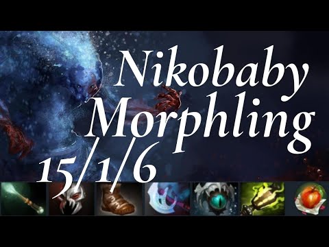 Nikobaby Morphling vs Drow Ranger - keep dying - Nigma vs Alliance game2 - Omega League