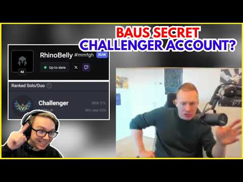 Broxah Exposed baus Secret Solo Queue Challenger Account