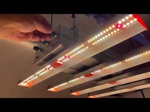 ECO Farm ECOZ Samsung 301H Chips LED Grow Light With Separately UV+IR Control Installation Video
