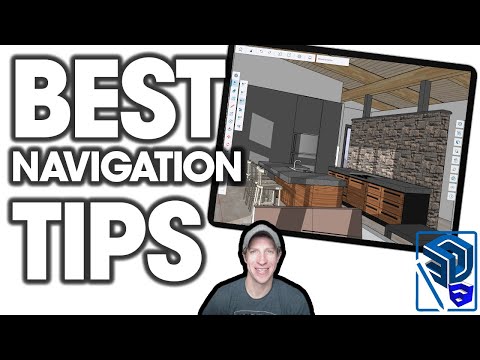 The BEST TIPS for Interior Model Navigation in SketchUp for Ipad!