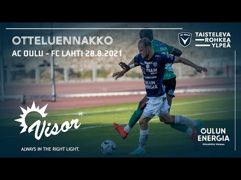 ACOTV: Visor otteluennakko AC Oulu - FC Lahti 28.8.2021 (Veikkausliiga)