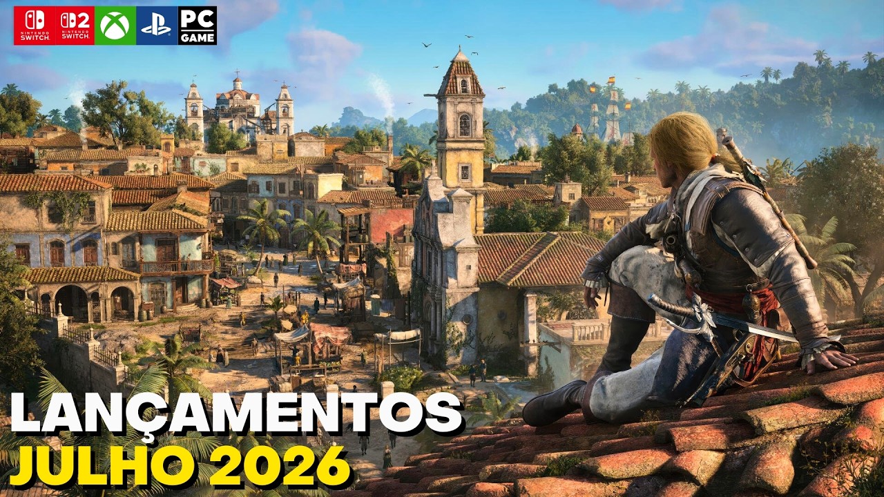 Top 15 LANÇAMENTOS de JOGOS JULHO 2026 (PS4/PS5/XBOX SERIES X-S/XBOX ONE/SWITCH/SWITCH 2 /PC)