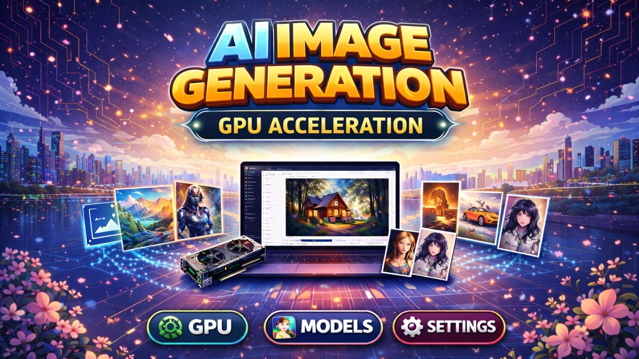 Local AI Image Generation with Stable Diffusion + GPU Acceleration (Beginner Guide)