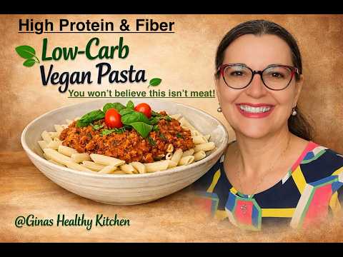 Healthy Vegan Pasta Recipe •Low‑Carb, High‑Protein&Super Delicious! You won’t believe it’s not meat!