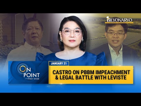On Point: PCO Usec. Claire Castro on Pres. Marcos Impeachment & Rep. Leandro Leviste’s Allegations