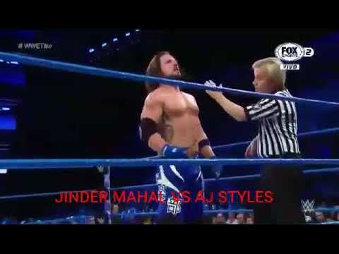 JINDER MAHAL VS AJ STYLES