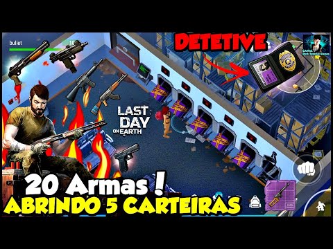 ●ABRINDO 5 CARTEIRAS ROXA DO DETETIVE NA DELEGACIA 👁 MINI SÉRIE Last Day On Earth GAMEPLAY