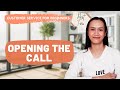 CUSTOMER SERVICE FOR BEGINNERS: How To Open Your Call Properly | Opening Spiel
