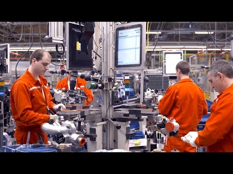 Audi four-cylinder engine production in Hungary