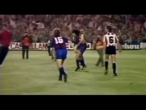 Maradona 1984 fight vs Athletic Bilbao.