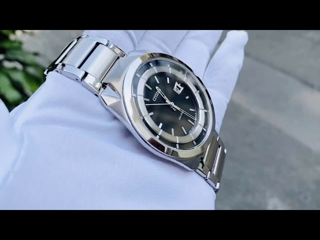 ساعة سيتزن ايكو داريف اليابانية بتاريخ تعمل بالطاق...