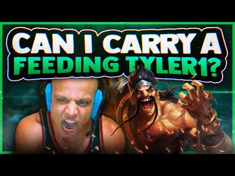 Best Renekton World Hard Carrying a Feeding Tyler1! (Both Viewpoints)