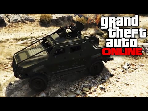 GTA Online #79 - Hill Slide! (Wanted Stars)