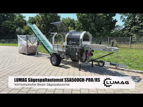 🌳Der neue LUMAG SSA500GHPRO-RS – unser Sägespaltautomat für Profis!