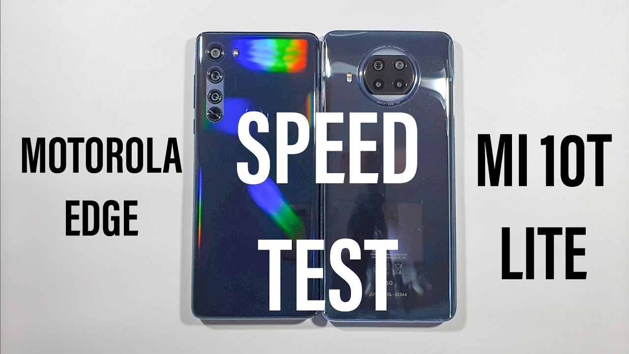 Motorola Edge vs Xiaomi Mi 10T Lite Speed Test