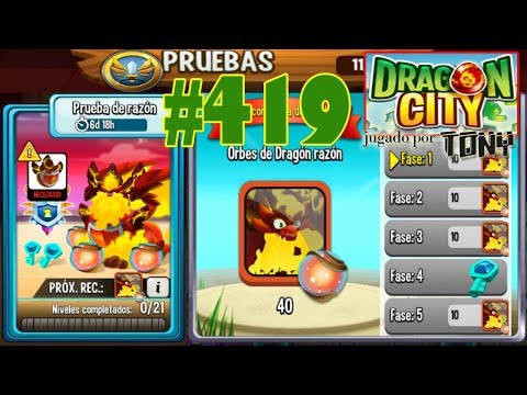 Dragon City "Capítulo 419 - Prueba de Orbes: Dragón Razón" por Tony