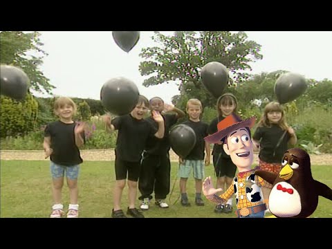 Woody and Wheezy watch Teletubbies: Colours Black (part 1)