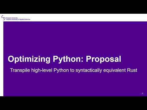 Transpiling Python To Rust For Optimized Performance