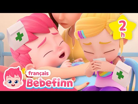 😭OUÏE ! Bebefinn est Malade  | +Comptines | Bebefinn en français👶Chansons pour Enfants
