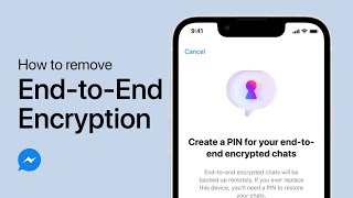 How To Remove End to End Encryption in Messenger