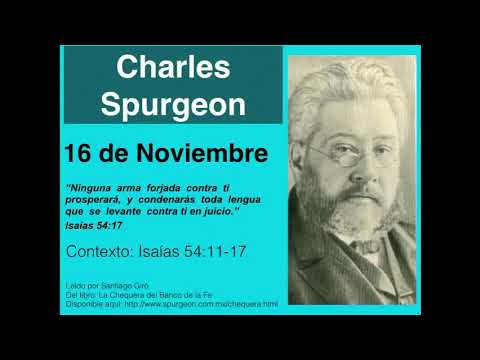 Isaías 54,17. Devocional de hoy. Spurgeon en español.