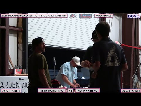 2021 Mid America Open Putting Championship MPO Finals - Seth Talbott vs Noah Free