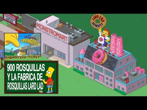 Los Simpson Spfield "Black Friday'18: Cap. 4 - 900 Rosquillas y Fábrica Rosquillas Lard Lad" Tony