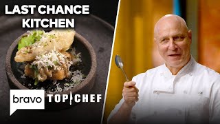 Is One Bite Of Food Enough To Earn a Spot Back on Top Chef? | Last Chance Kitchen (S21 E5) | Bravo