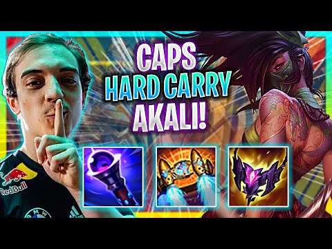 CAPS HARD CARRY WITH AKALI! *PRESEASON 2023* | G2 Caps Plays Akali Mid vs Zoe! |