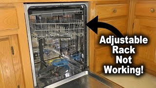 How to Fix Broken Adjustable Top Rack — Frigidaire Dishwasher