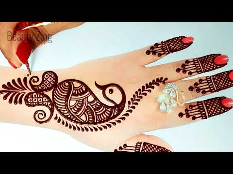 very easy mehndi design for beginners by beauty zing