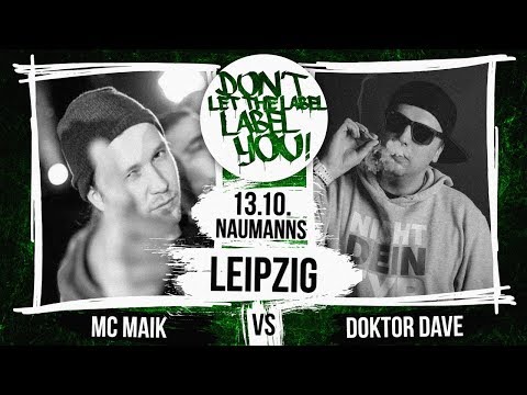 MC Maik vs Doktor Dave // DLTLLY RapBattle (Leipzig) // 2018
