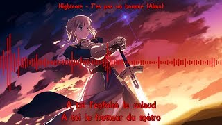 Nightcore - T&#39;es pas un homme