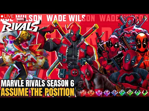 🔴[LIVE NOW] TRYING TO HIT GRANDMASTER BEFORE SEASON 6.5 OF MARVEL RIVALS DROPS🙏🏾👀