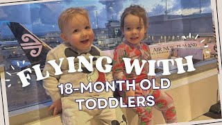 Flight Survival Guide: 16-Hour Long-Haul with 18-month Twin Toddlers (Realistic Tips!)