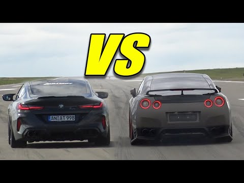 NISSAN GTR vs BMW M8 vs BMW M5 F90