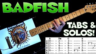 Sublime Badfish Guitar Lesson / Guitar Tabs / Guitar Tutorial / Guitar Chords / Guitar Cover + Solo