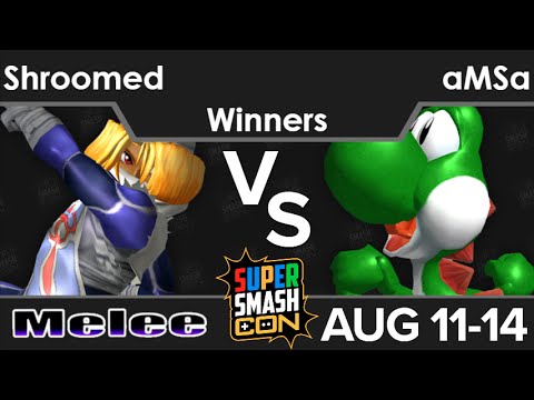 SSC16  - WFX | Shroomed (Sheik) vs VGBC | aMSa (Yoshi) Winners - Melee