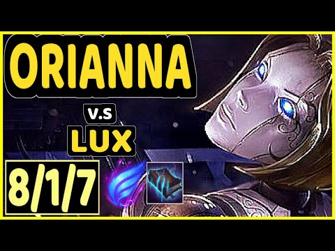 EVROT (ORIANNA) vs LUX - 8/1/7 KDA MID CHALLENGER GAMEPLAY - BR