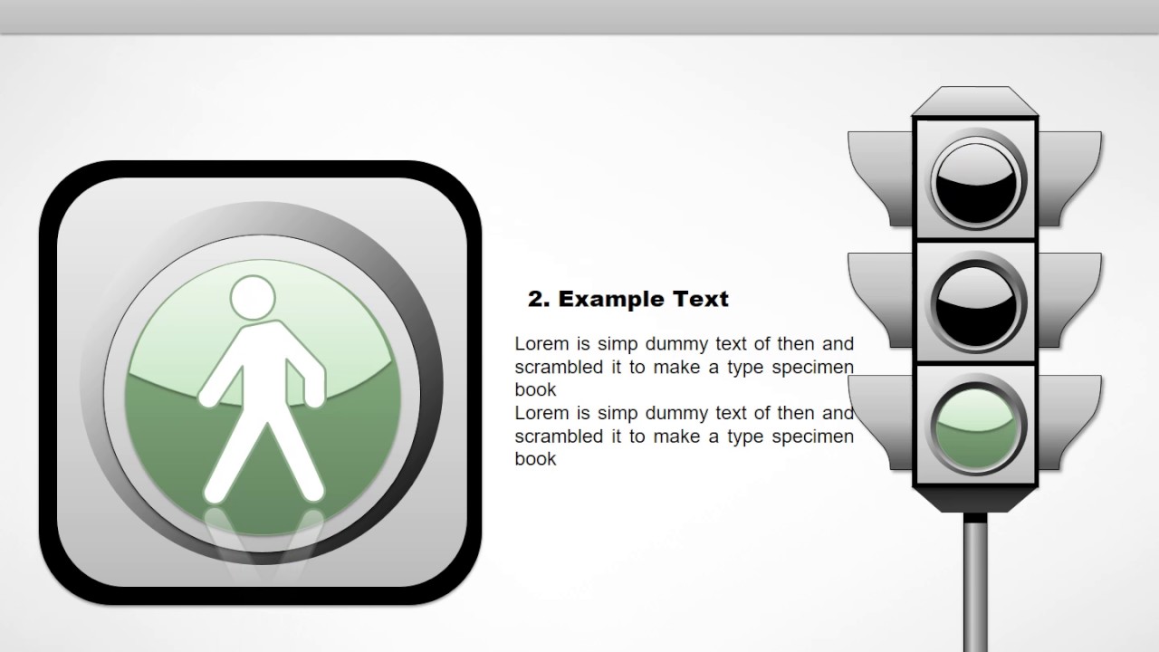 Traffic Lights Keynote charts Templates