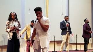 16yr old Caleb Carroll and Tony Frost singing Tye Tribbett &quot;What Can I Do&quot; Cover
