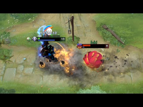 I tried to hit Arteezy with my roll...